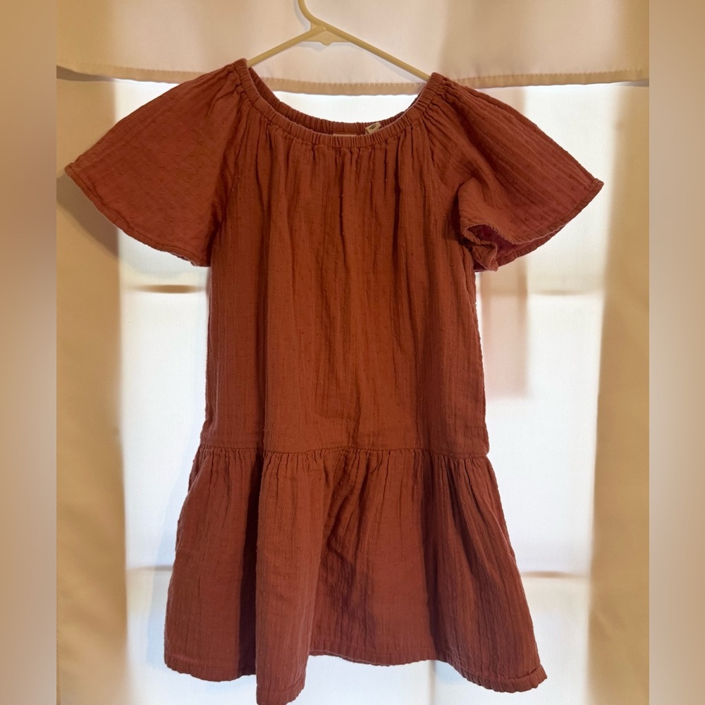 Charming Kids Dress in Turkish Rose